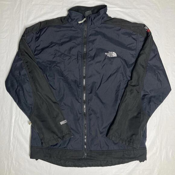 Men’s XL The North Face Summit Series Windstopper Jacket Dark Navy Blue Full Zip - Picture 1 of 9